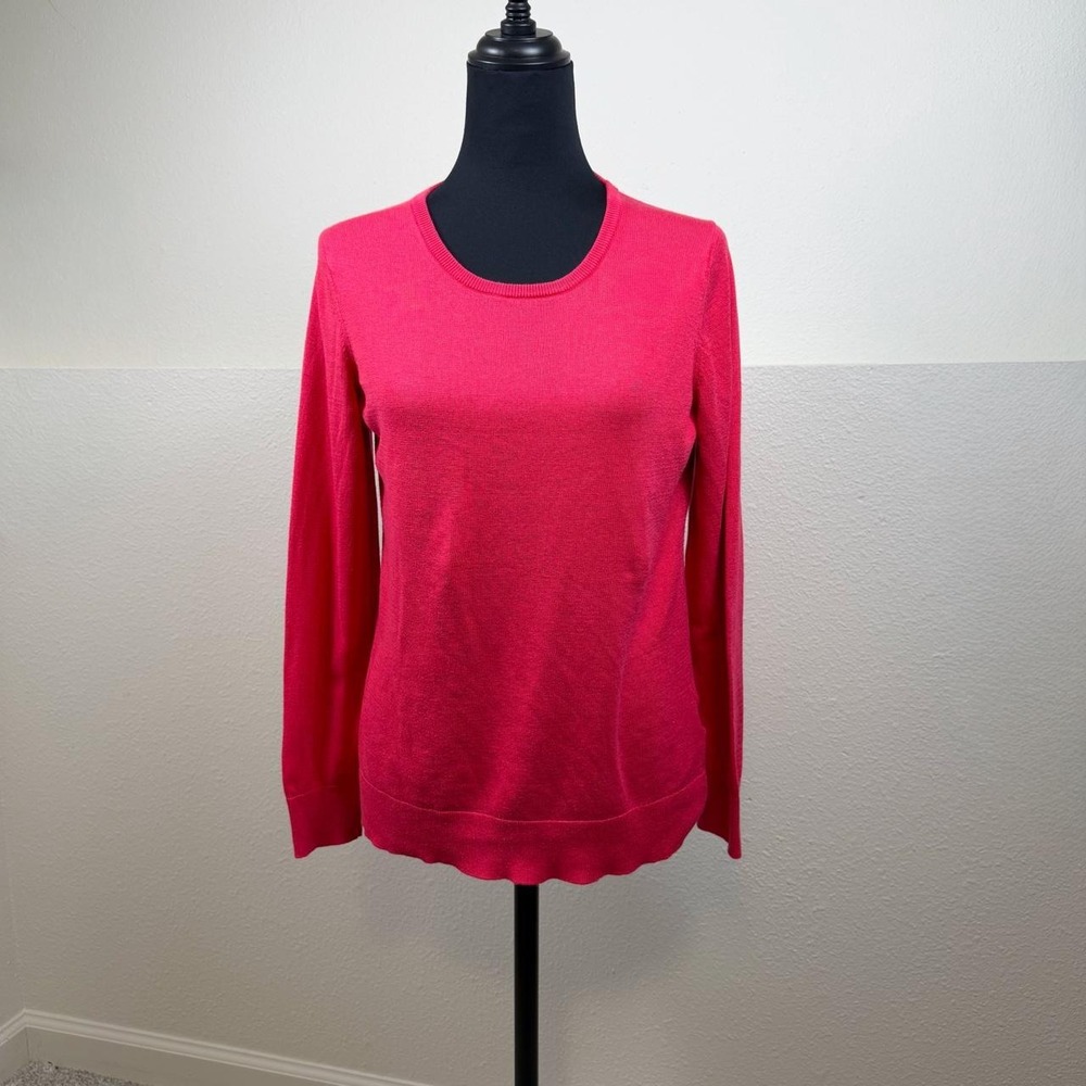 Banana Republic Pink Silk Cashmere Crewneck Sweater – Size Medium